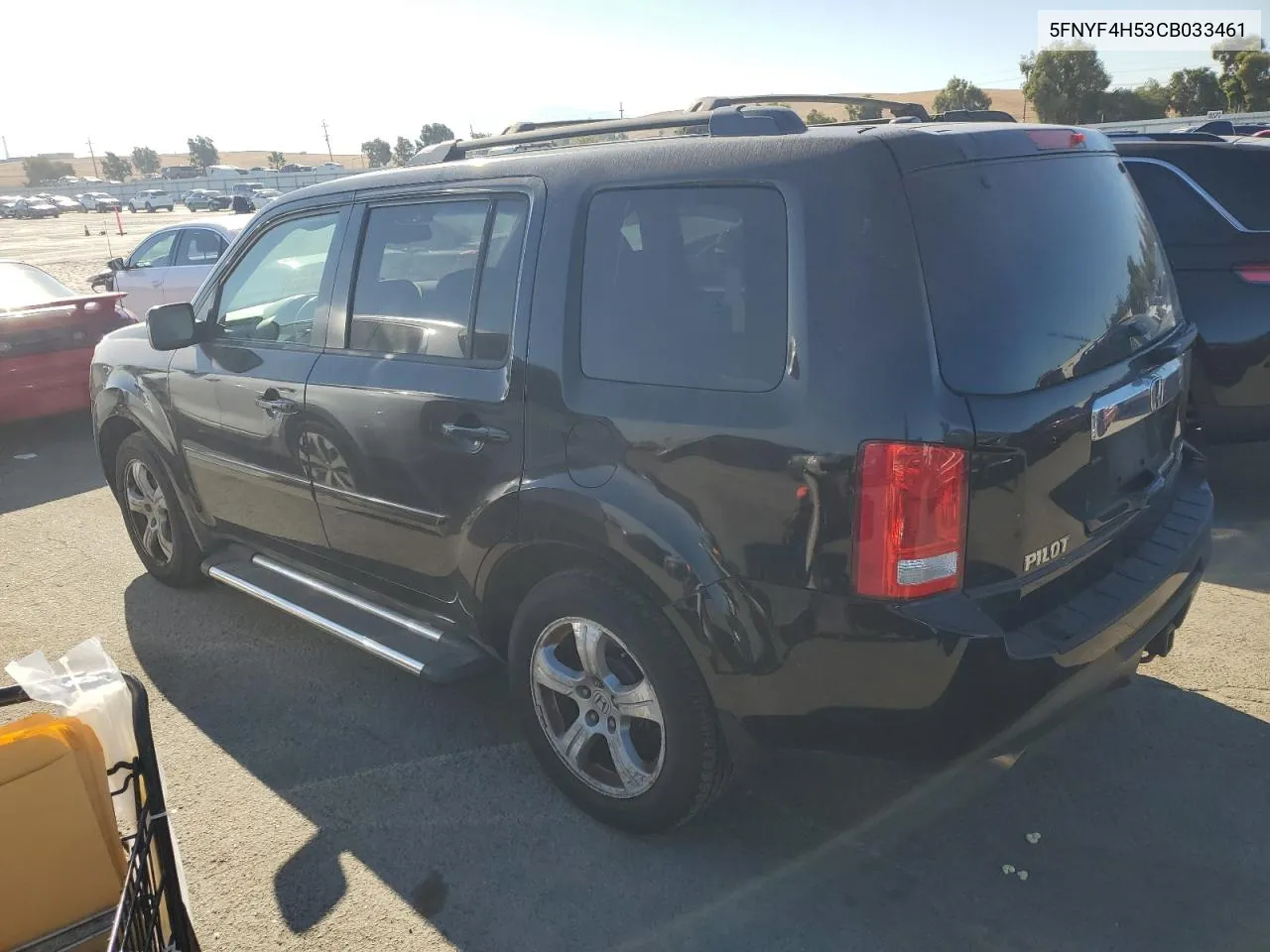 2012 Honda Pilot Exl VIN: 5FNYF4H53CB033461 Lot: 70621964