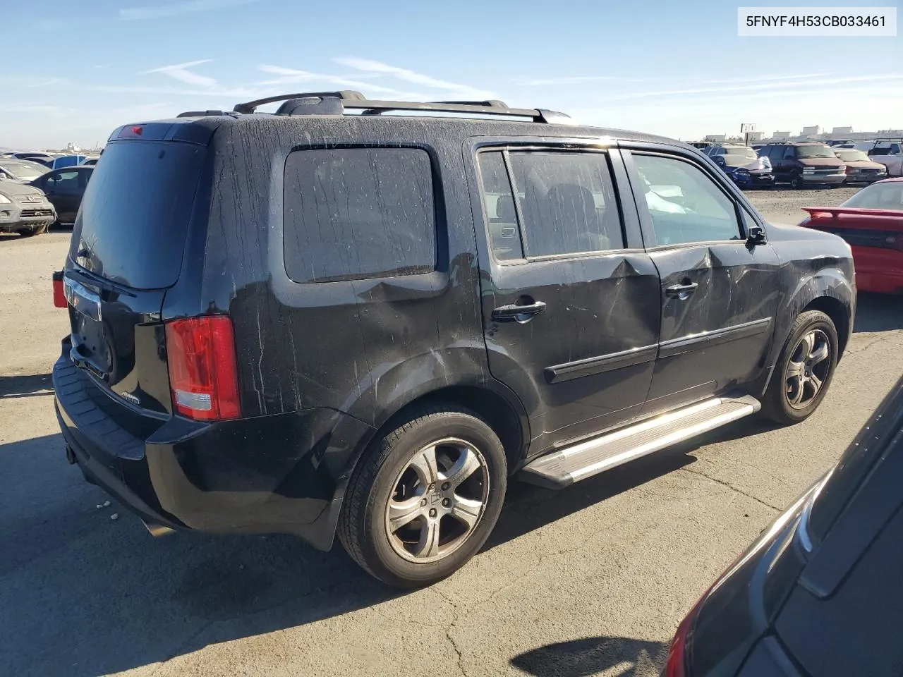 2012 Honda Pilot Exl VIN: 5FNYF4H53CB033461 Lot: 70621964