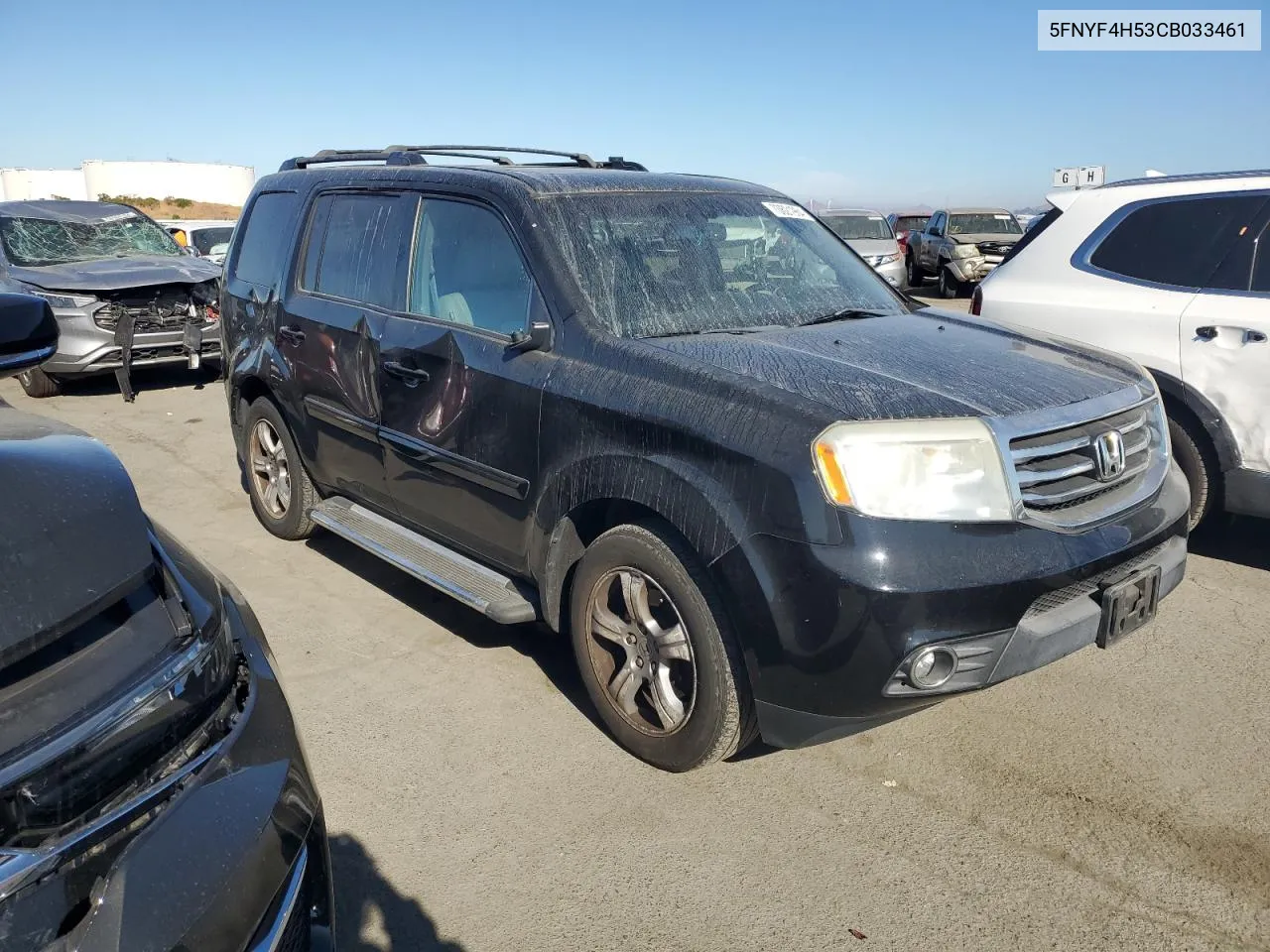 2012 Honda Pilot Exl VIN: 5FNYF4H53CB033461 Lot: 70621964