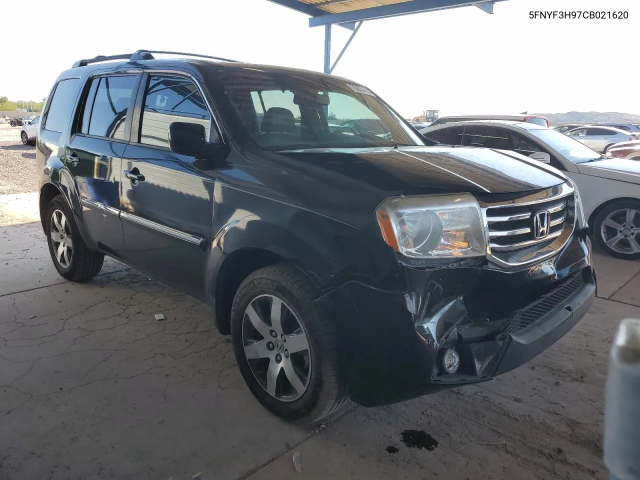 2012 Honda Pilot Touring VIN: 5FNYF3H97CB021620 Lot: 70667414