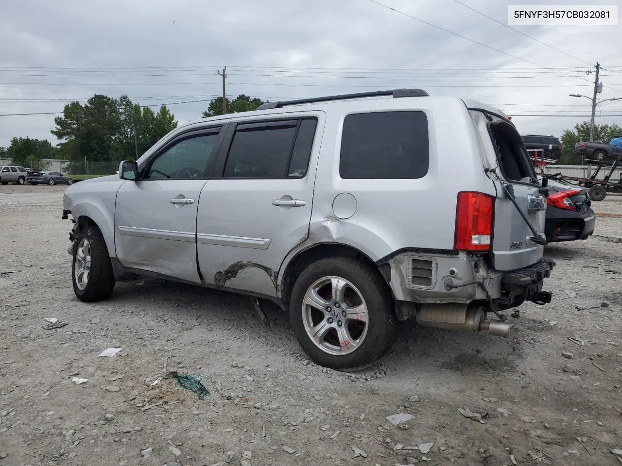 2012 Honda Pilot Exl VIN: 5FNYF3H57CB032081 Lot: 70896534