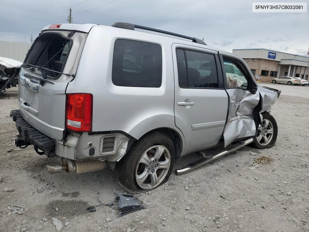 2012 Honda Pilot Exl VIN: 5FNYF3H57CB032081 Lot: 70896534