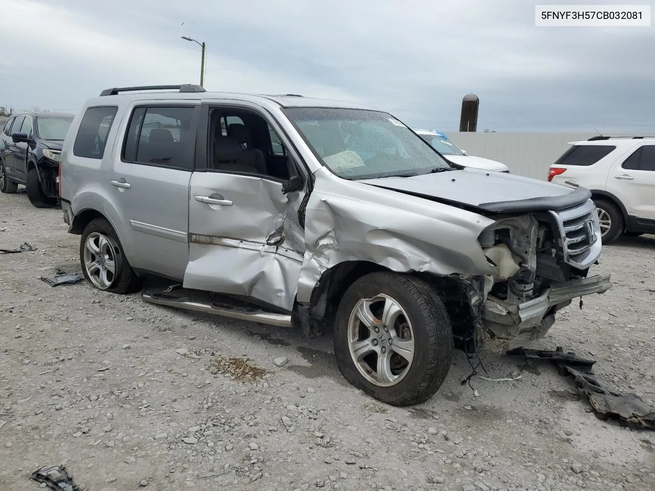 2012 Honda Pilot Exl VIN: 5FNYF3H57CB032081 Lot: 70896534