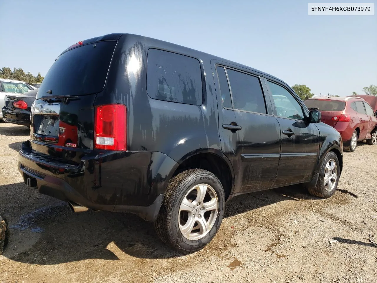 2012 Honda Pilot Exl VIN: 5FNYF4H6XCB073979 Lot: 71027814