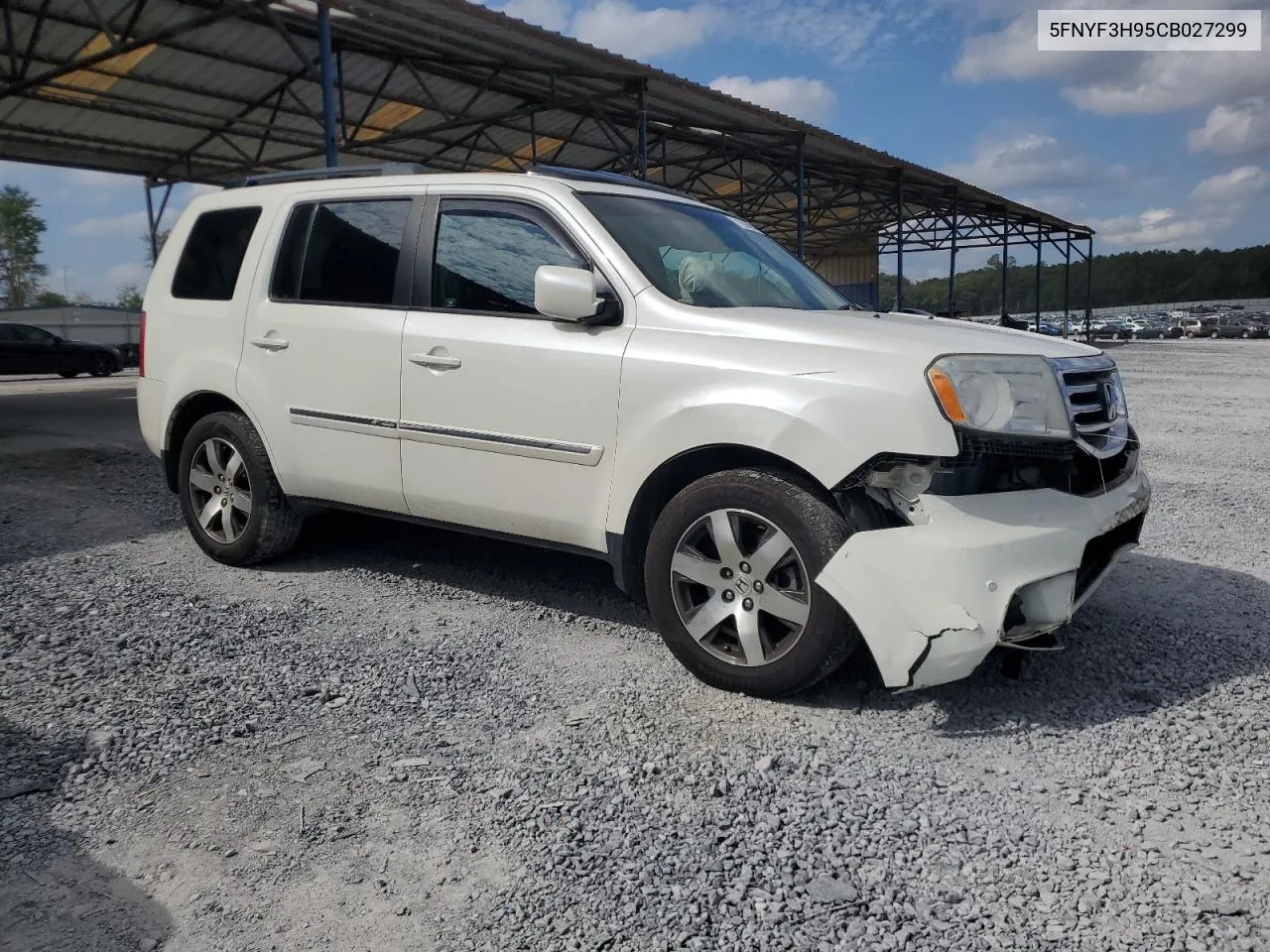 2012 Honda Pilot Touring VIN: 5FNYF3H95CB027299 Lot: 71369094