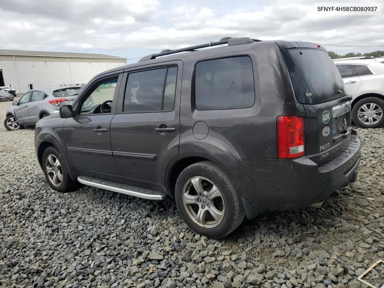 2012 Honda Pilot Exl VIN: 5FNYF4H58CB080937 Lot: 71447884