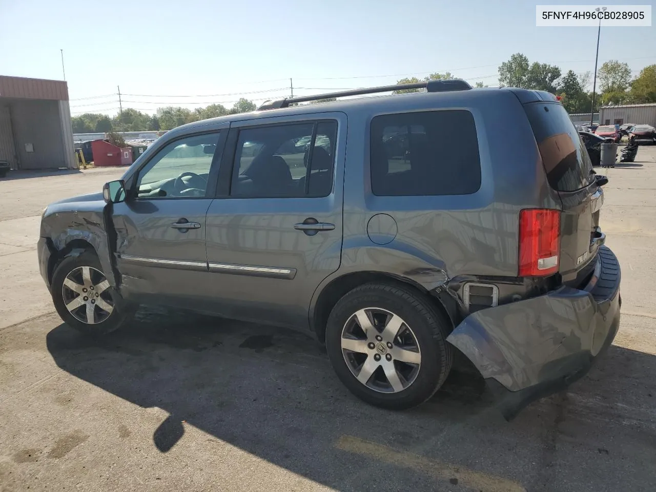 2012 Honda Pilot Touring VIN: 5FNYF4H96CB028905 Lot: 71577004