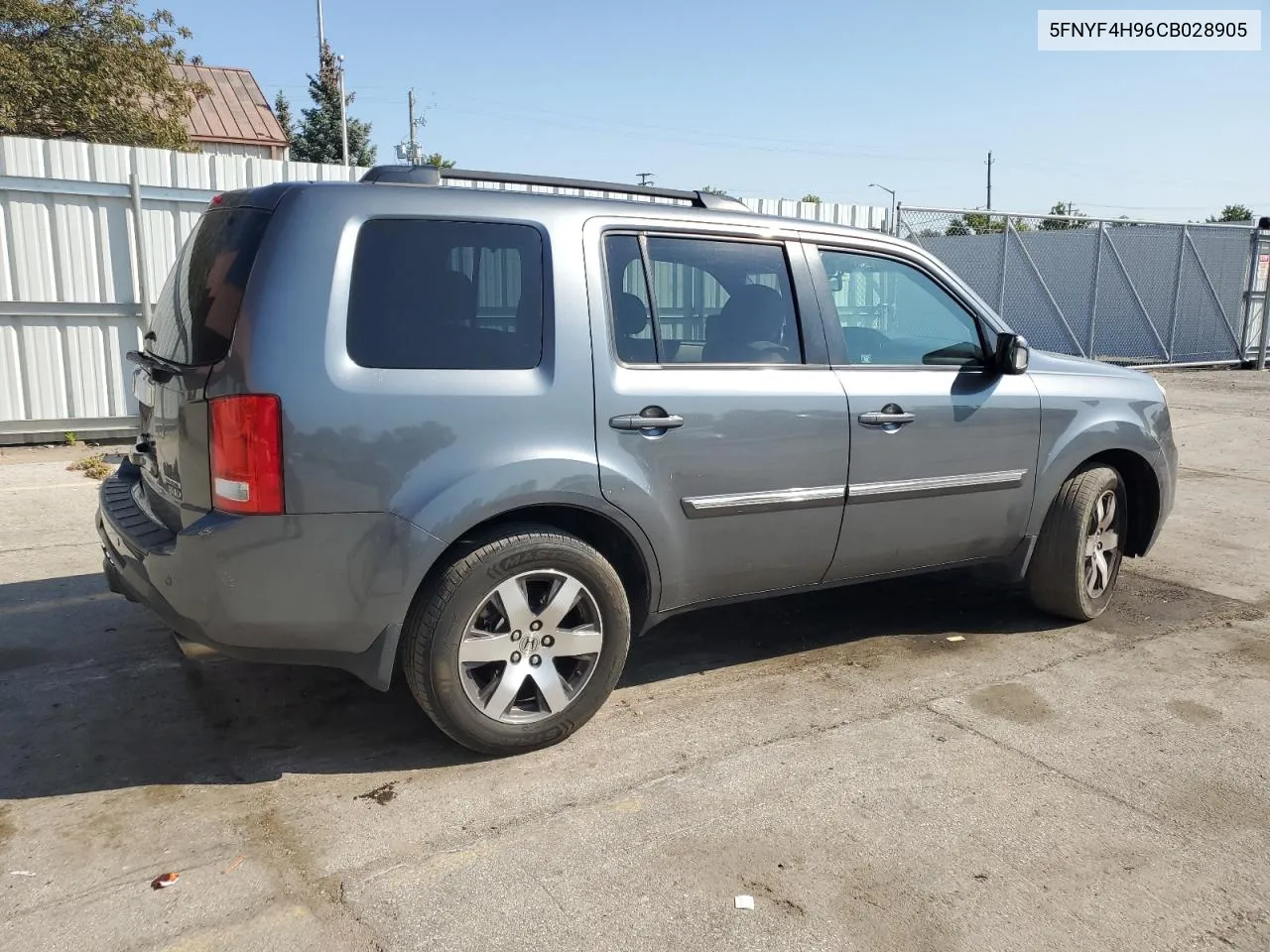 2012 Honda Pilot Touring VIN: 5FNYF4H96CB028905 Lot: 71577004