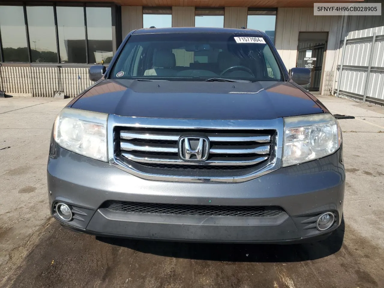 5FNYF4H96CB028905 2012 Honda Pilot Touring