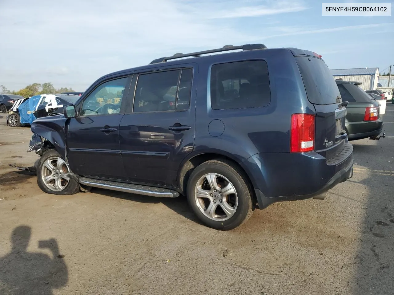 2012 Honda Pilot Exl VIN: 5FNYF4H59CB064102 Lot: 71870244