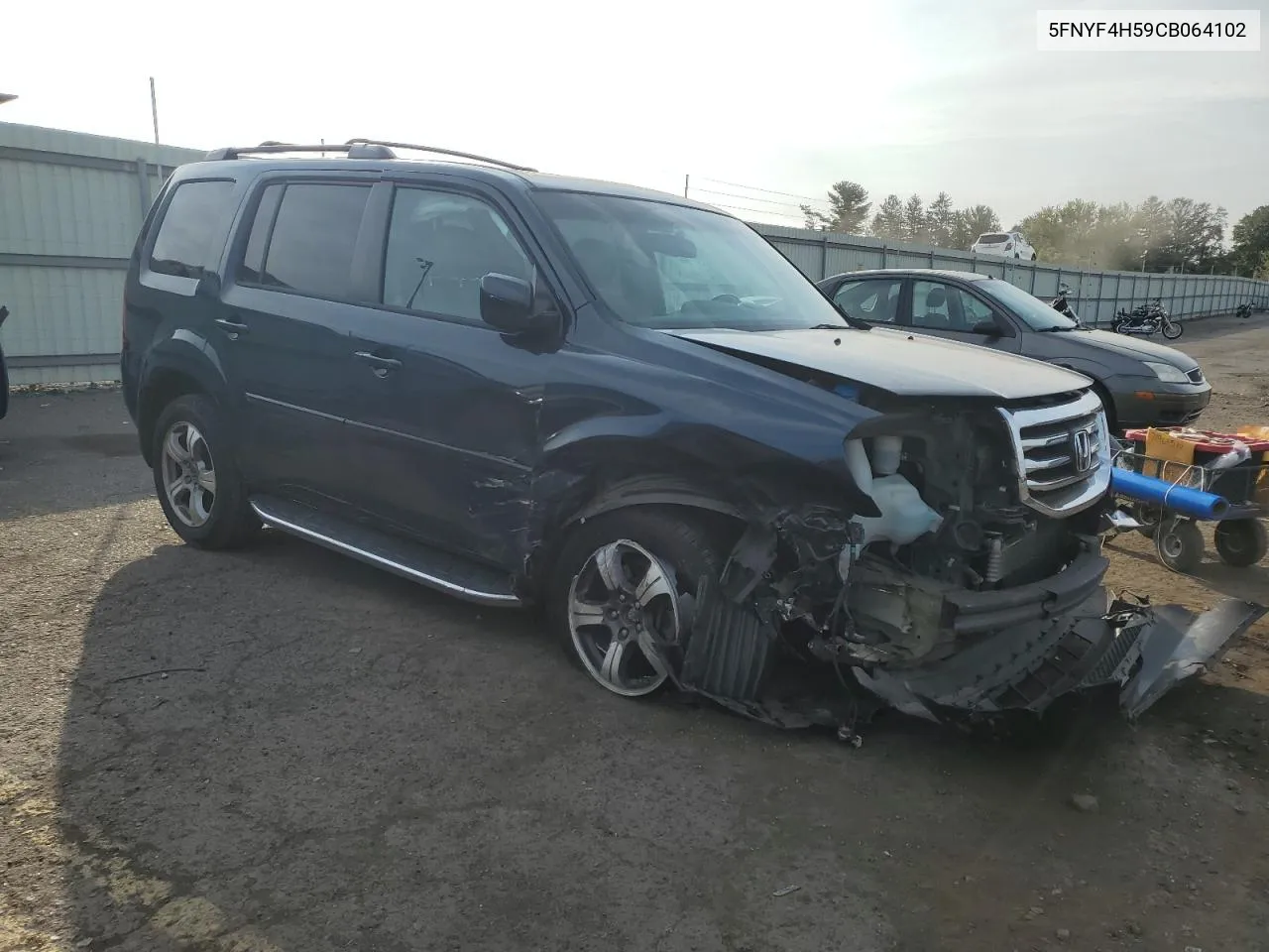 2012 Honda Pilot Exl VIN: 5FNYF4H59CB064102 Lot: 71870244