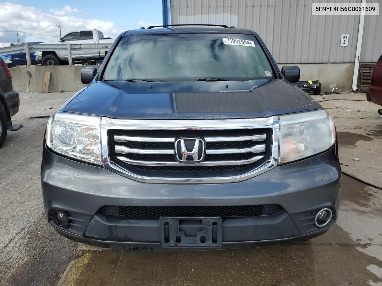 2012 Honda Pilot Exl VIN: 5FNYF4H56CB061609 Lot: 71992584