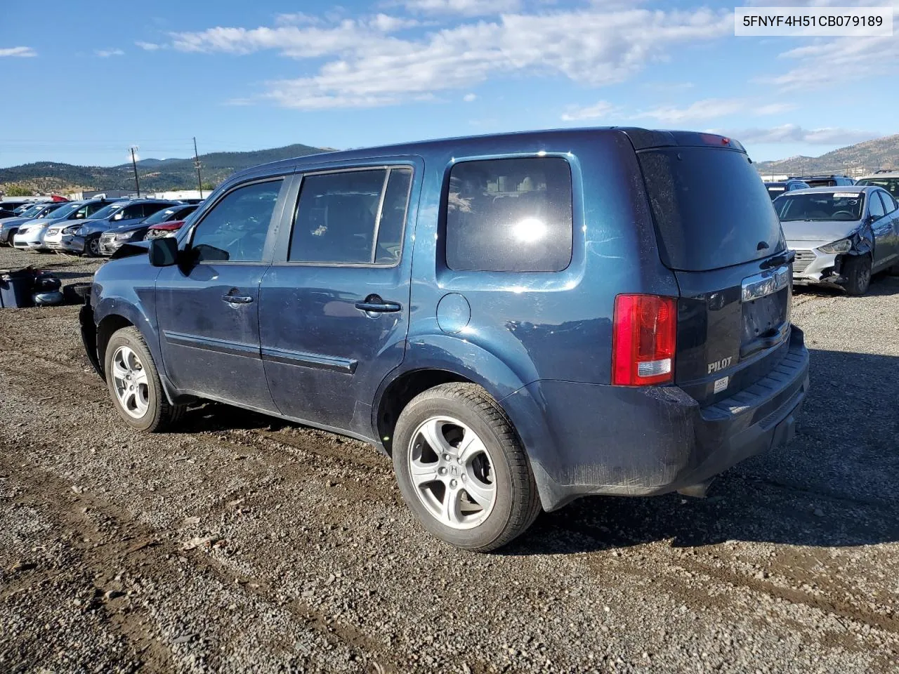 5FNYF4H51CB079189 2012 Honda Pilot Exl