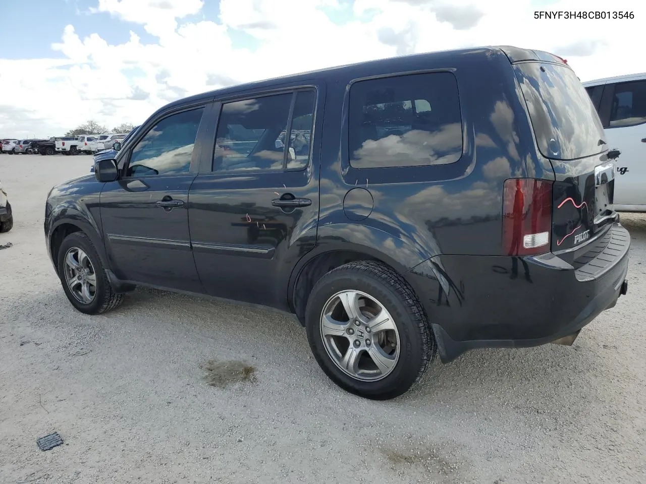 2012 Honda Pilot Ex VIN: 5FNYF3H48CB013546 Lot: 72233424