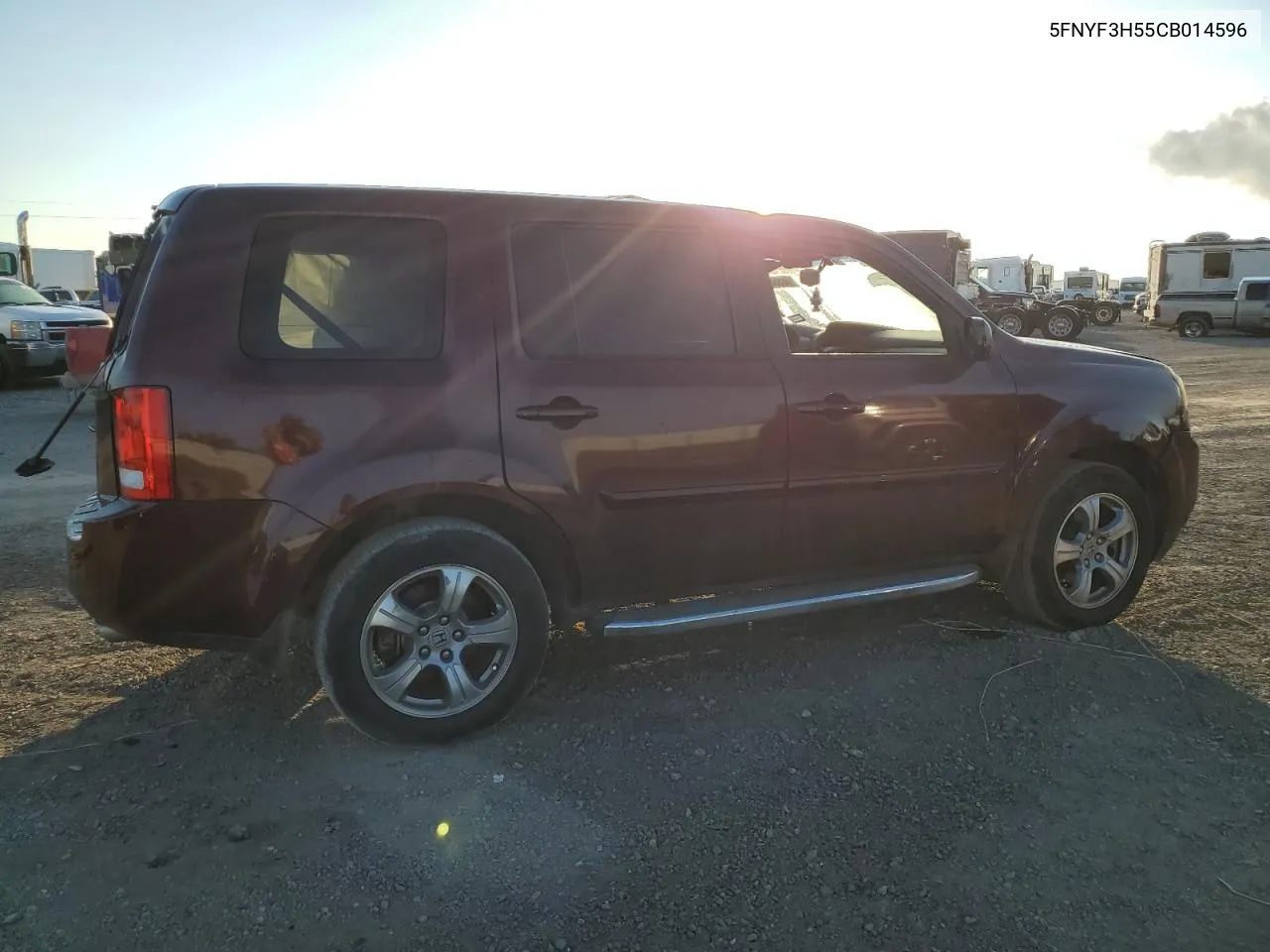 5FNYF3H55CB014596 2012 Honda Pilot Exl