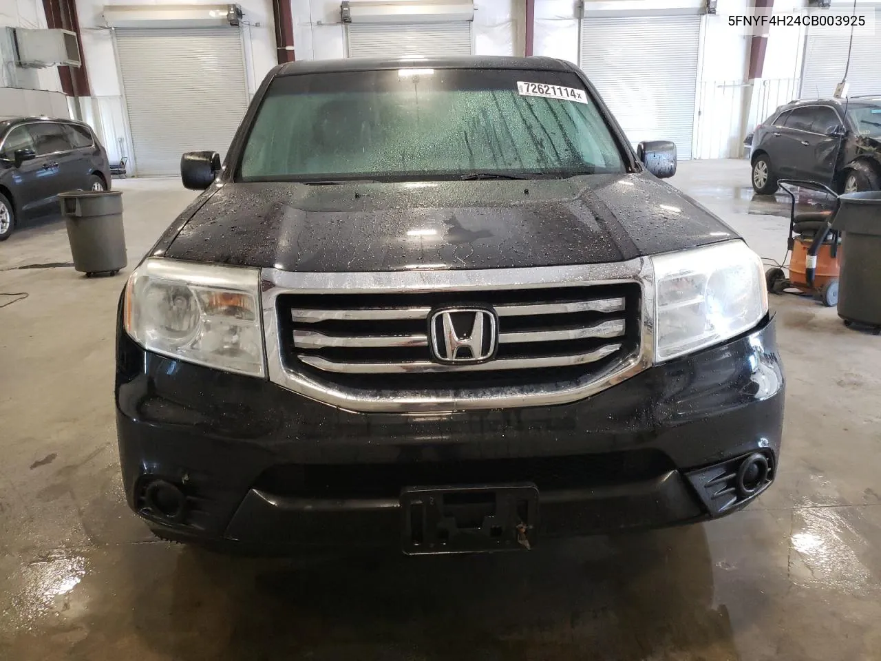 2012 Honda Pilot Lx VIN: 5FNYF4H24CB003925 Lot: 72621114