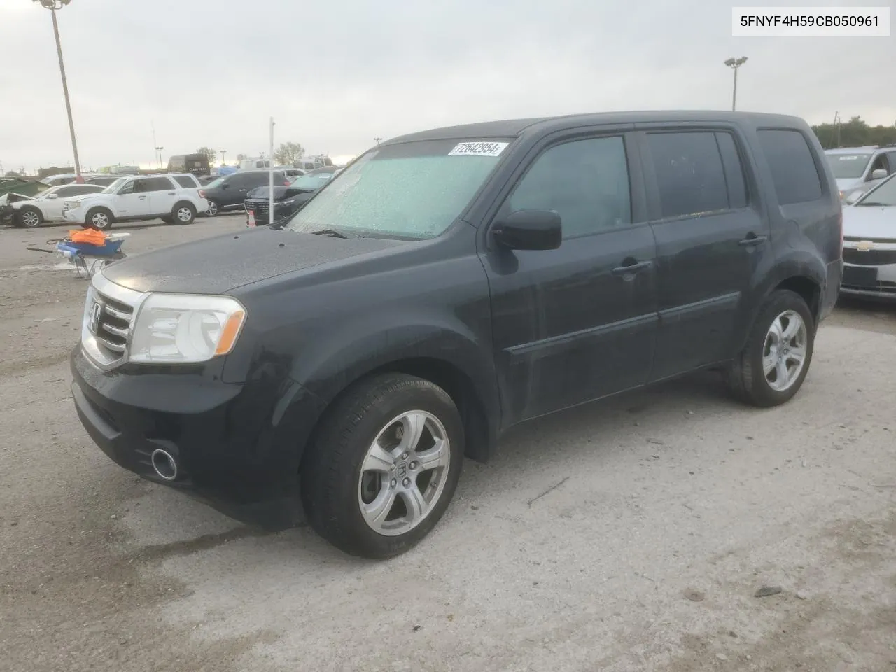 2012 Honda Pilot Exl VIN: 5FNYF4H59CB050961 Lot: 72642954