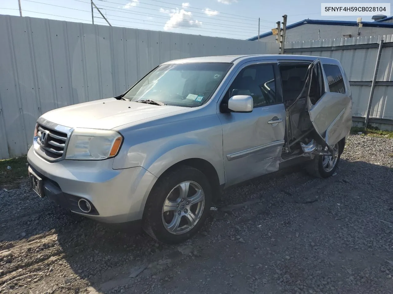 5FNYF4H59CB028104 2012 Honda Pilot Exl