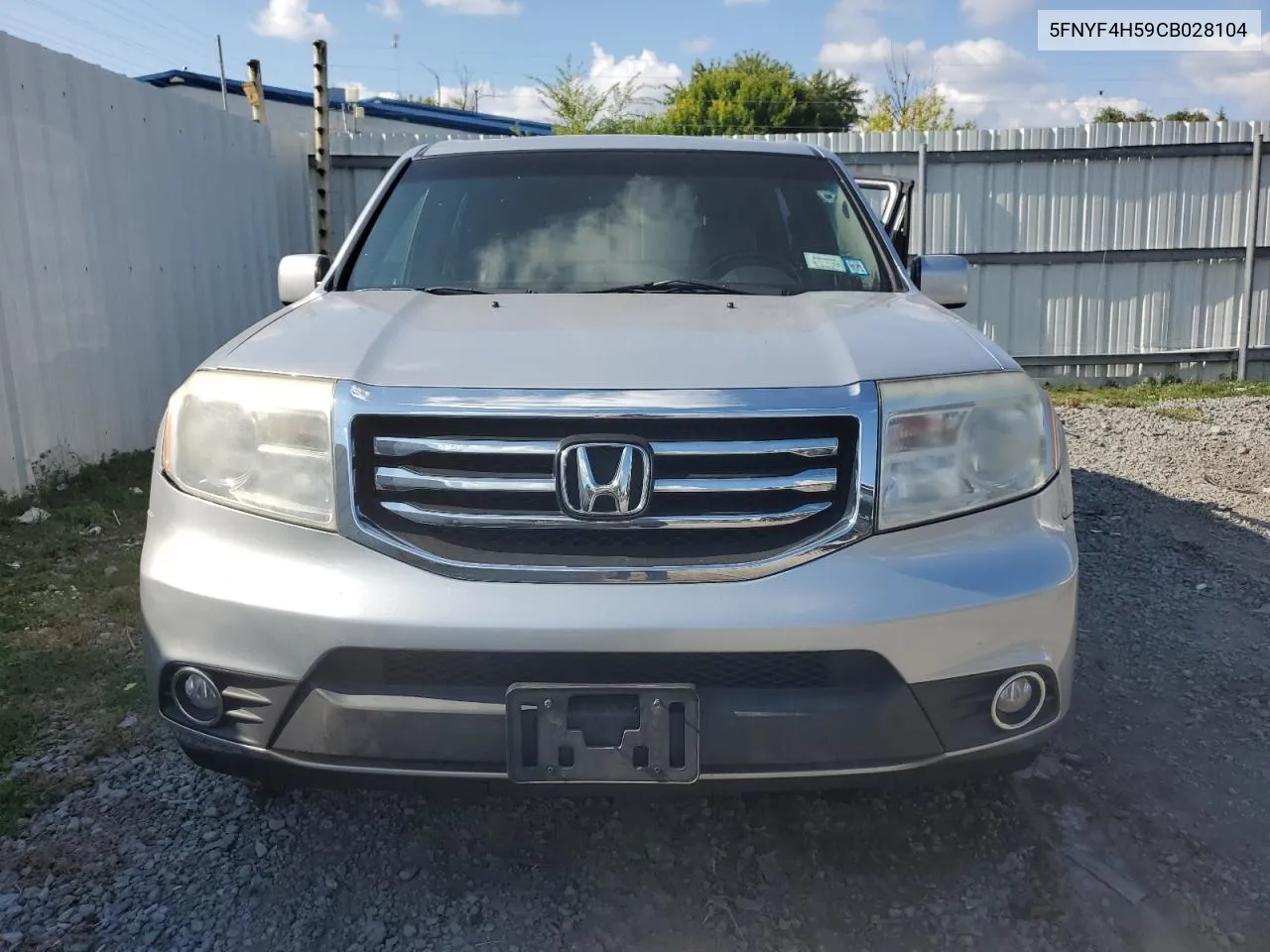 2012 Honda Pilot Exl VIN: 5FNYF4H59CB028104 Lot: 72691464