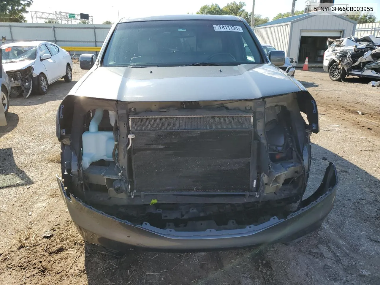 5FNYF3H66CB003955 2012 Honda Pilot Exl