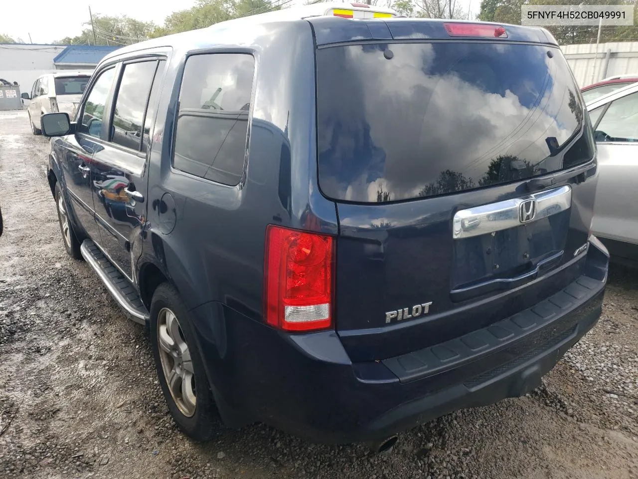 2012 Honda Pilot Exl VIN: 5FNYF4H52CB049991 Lot: 73007954