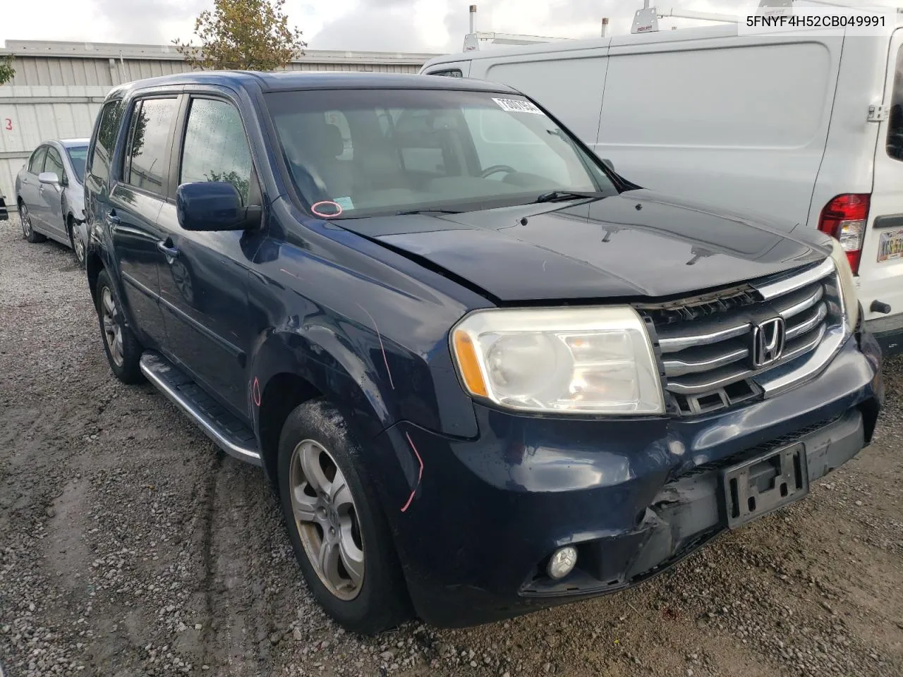 2012 Honda Pilot Exl VIN: 5FNYF4H52CB049991 Lot: 73007954