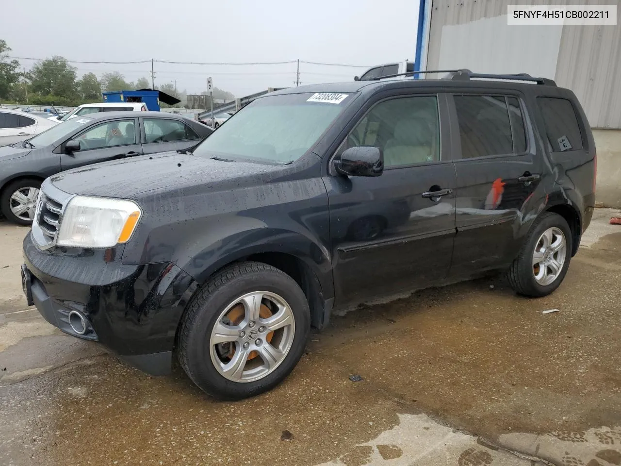 2012 Honda Pilot Exl VIN: 5FNYF4H51CB002211 Lot: 73208304