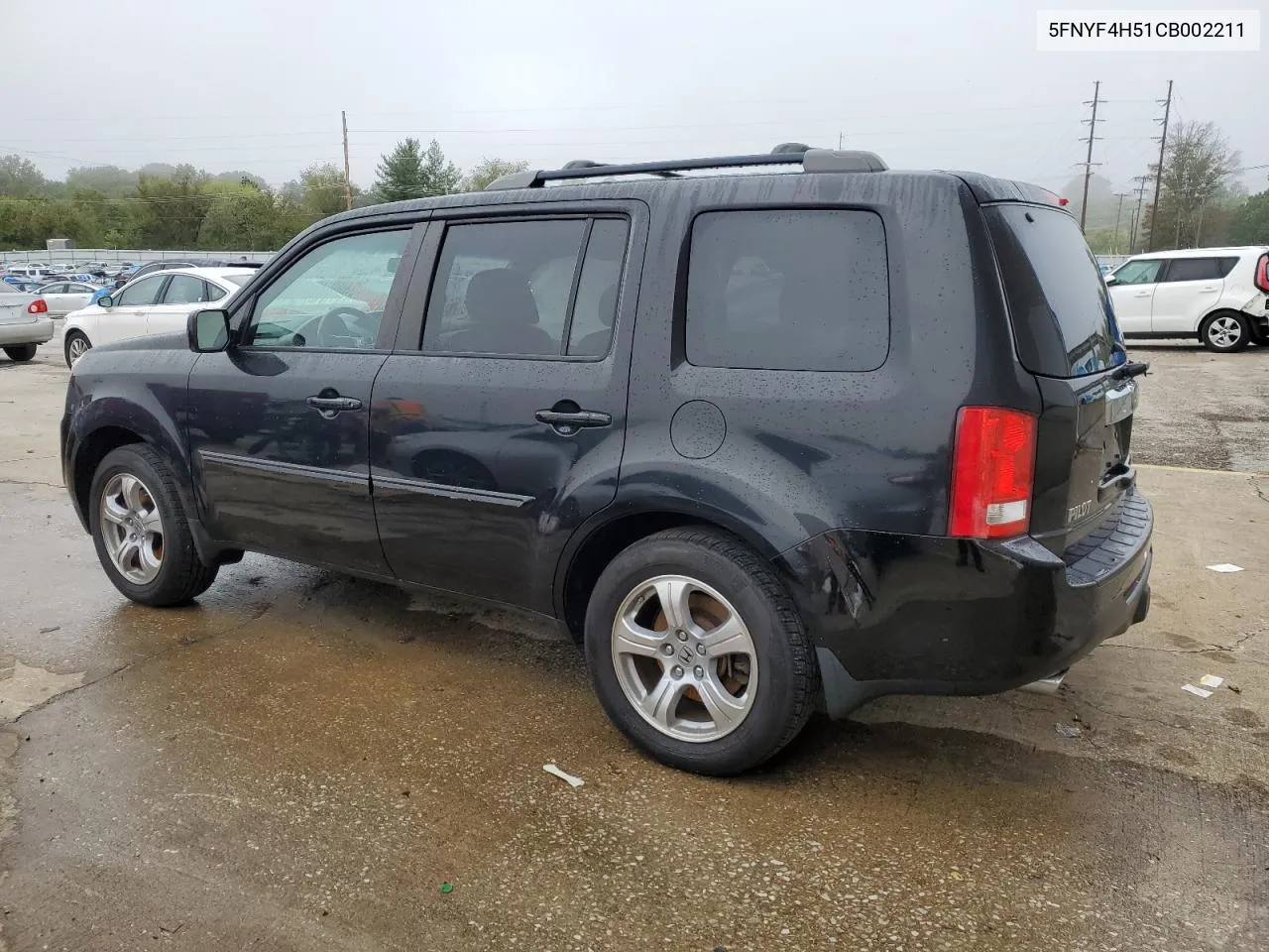 2012 Honda Pilot Exl VIN: 5FNYF4H51CB002211 Lot: 73208304