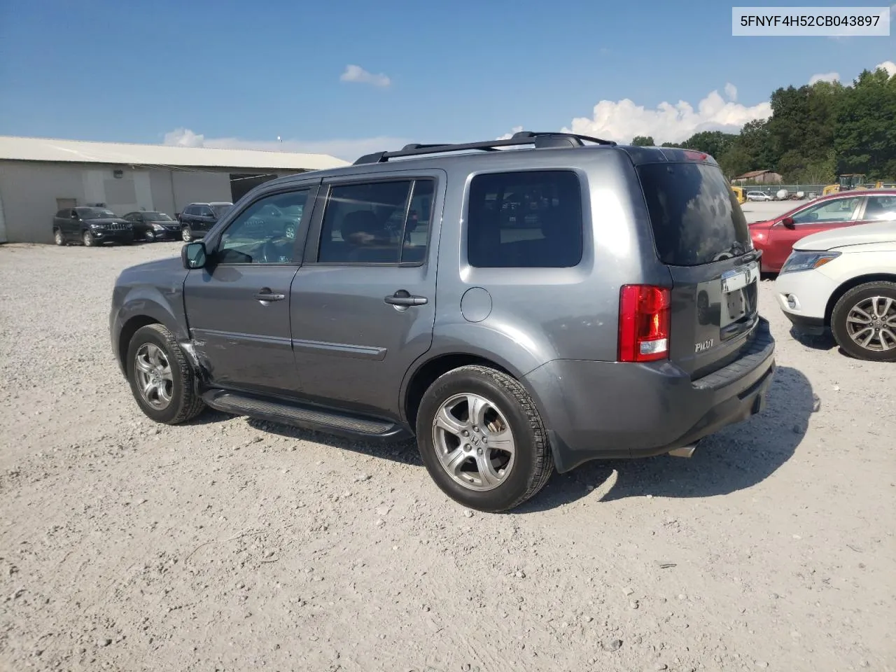 2012 Honda Pilot Exl VIN: 5FNYF4H52CB043897 Lot: 73551174