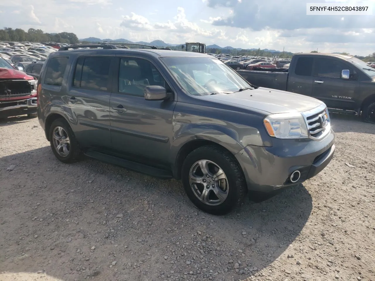 2012 Honda Pilot Exl VIN: 5FNYF4H52CB043897 Lot: 73551174