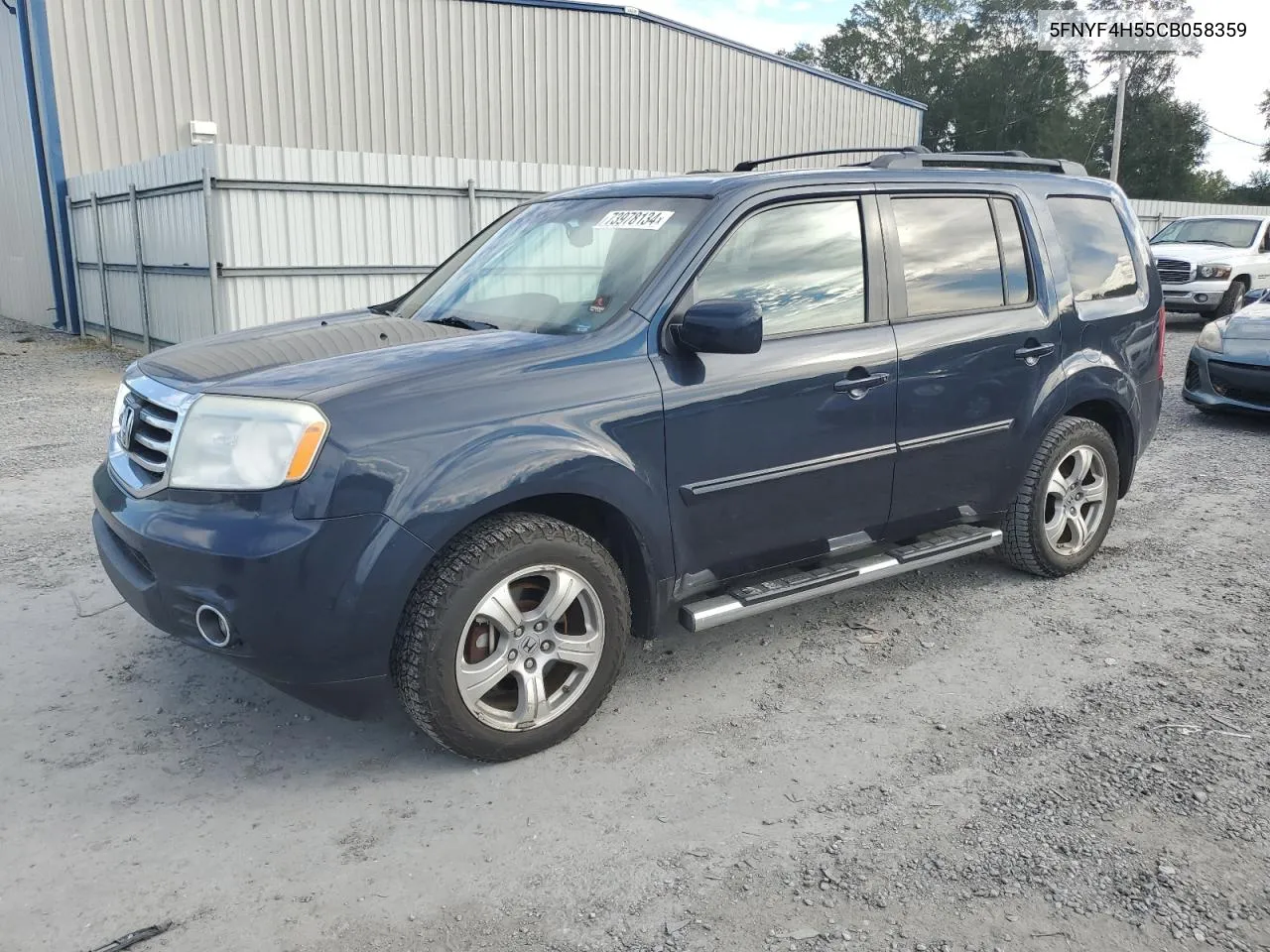 2012 Honda Pilot Exl VIN: 5FNYF4H55CB058359 Lot: 73978134