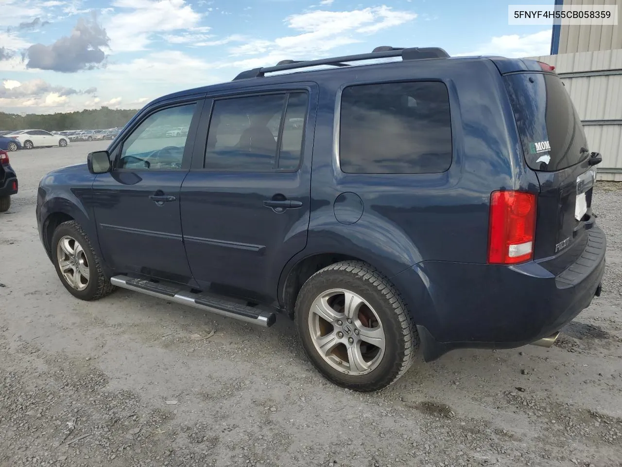 2012 Honda Pilot Exl VIN: 5FNYF4H55CB058359 Lot: 73978134