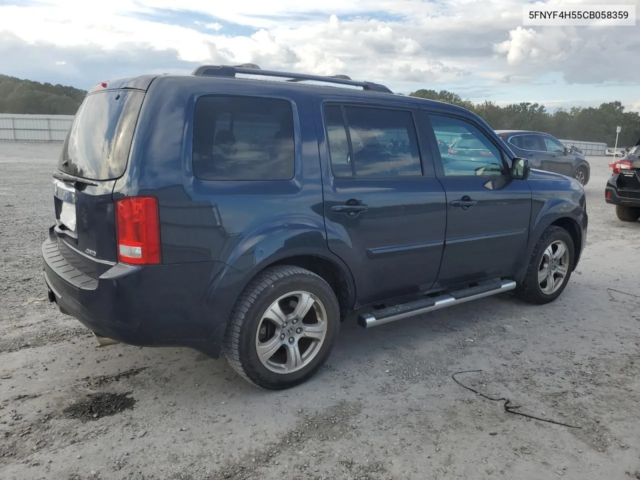 5FNYF4H55CB058359 2012 Honda Pilot Exl