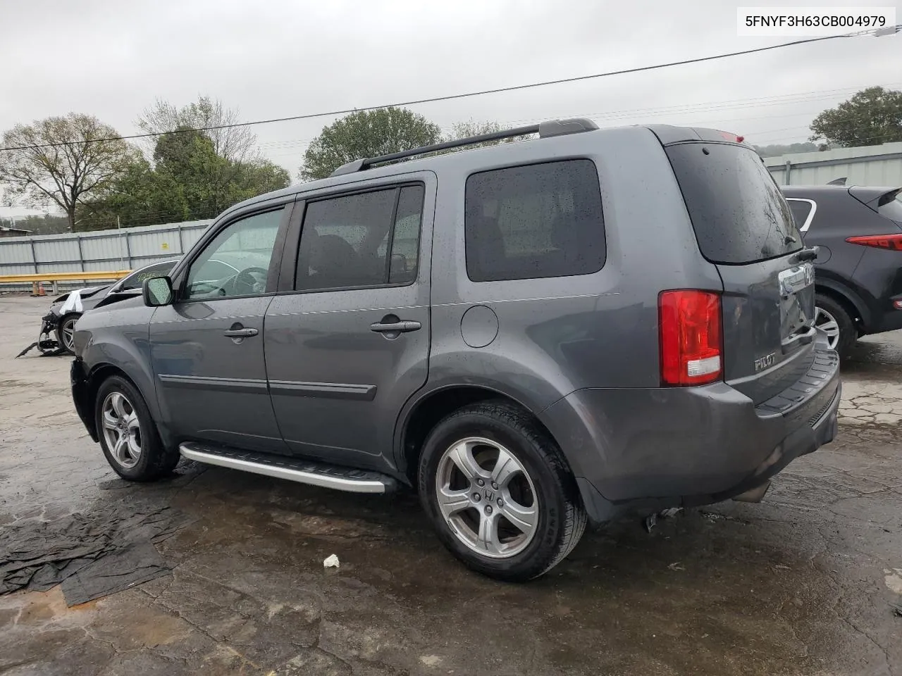 2012 Honda Pilot Exl VIN: 5FNYF3H63CB004979 Lot: 73998074