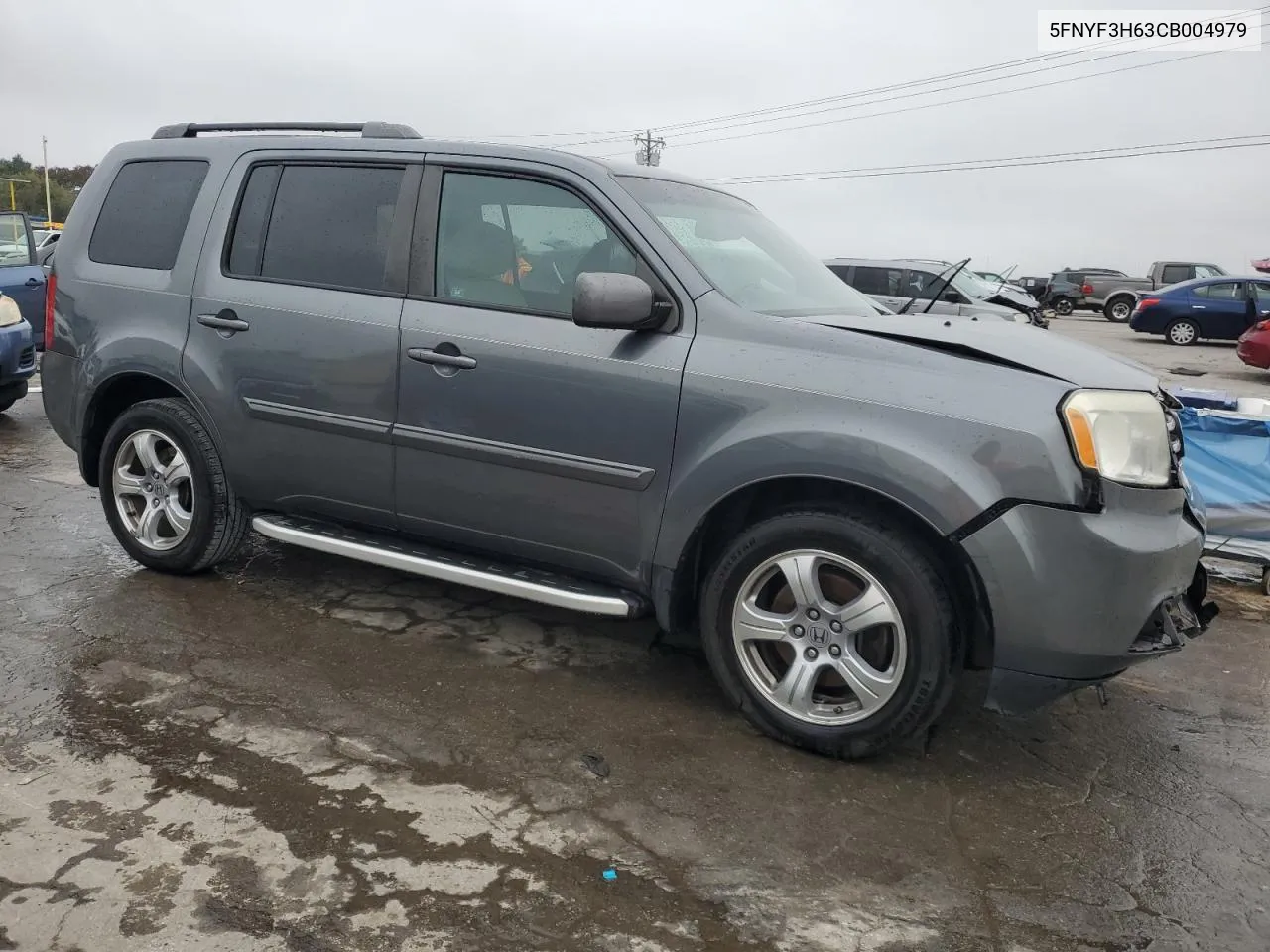 2012 Honda Pilot Exl VIN: 5FNYF3H63CB004979 Lot: 73998074