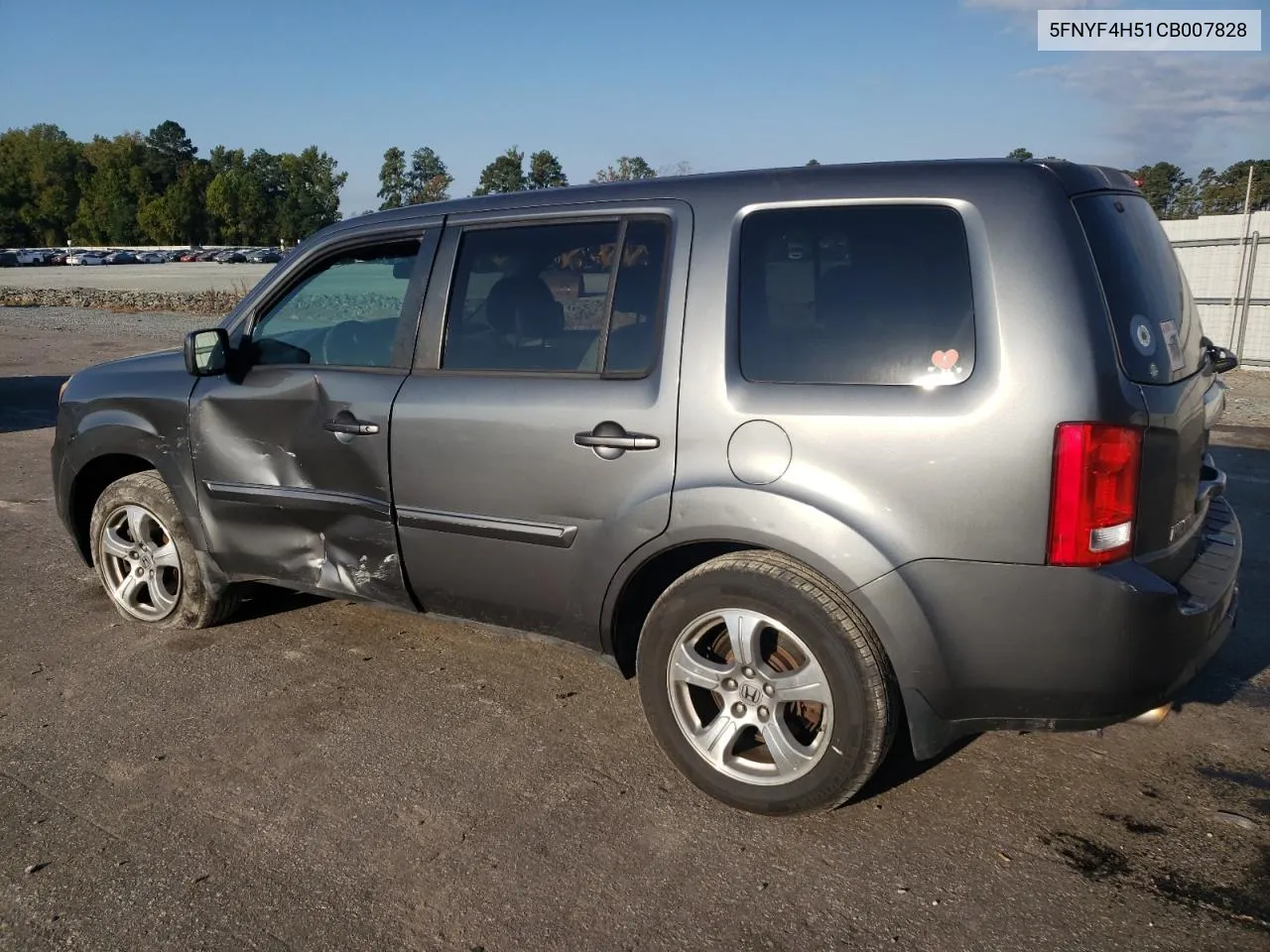 2012 Honda Pilot Exl VIN: 5FNYF4H51CB007828 Lot: 74004734