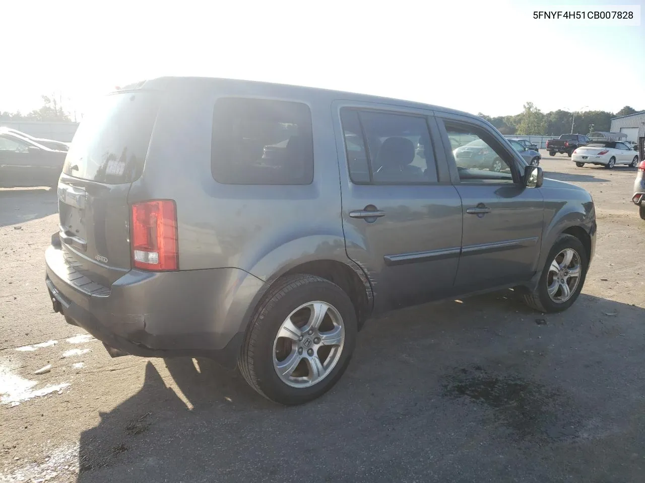 2012 Honda Pilot Exl VIN: 5FNYF4H51CB007828 Lot: 74004734