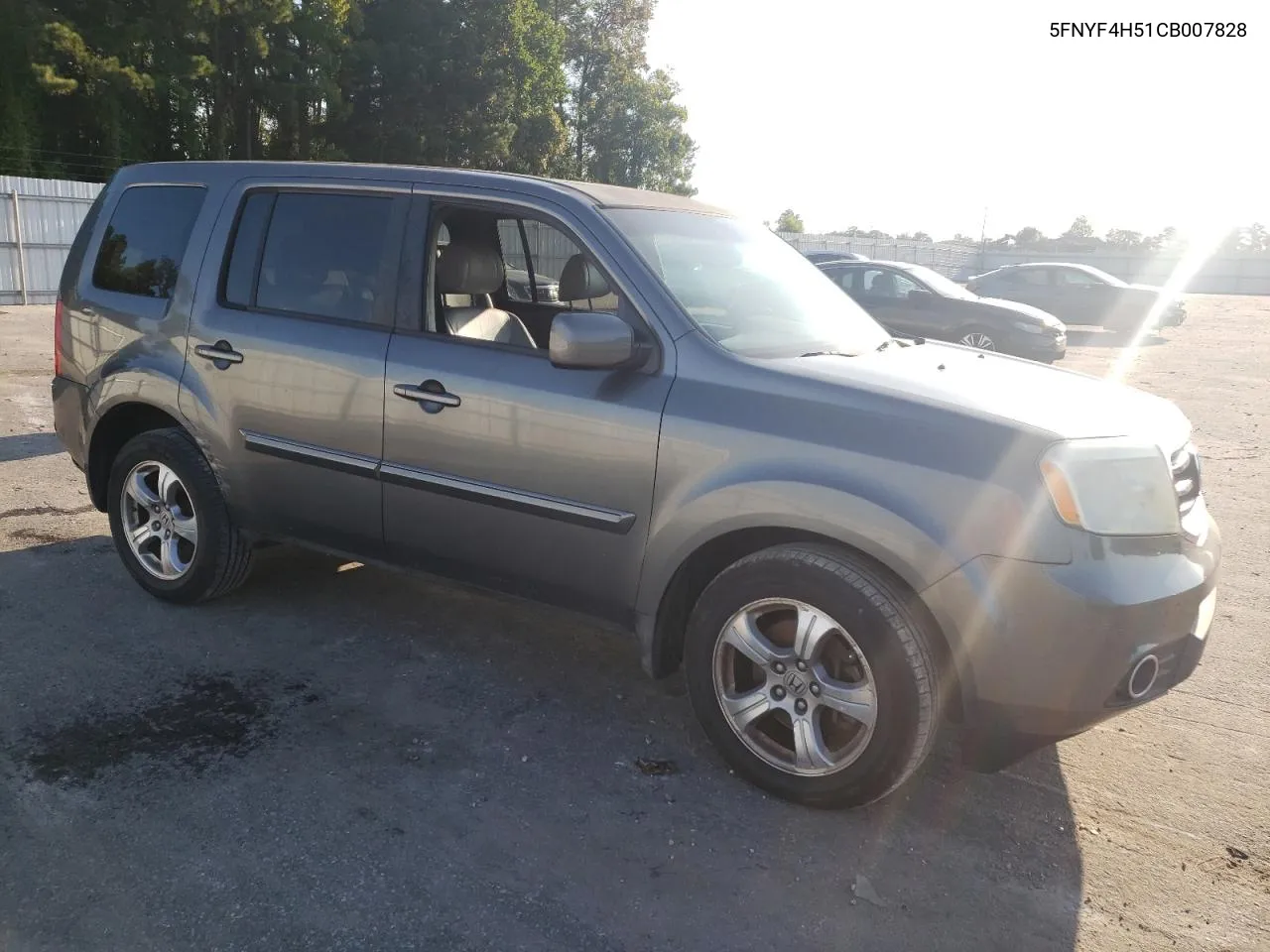 2012 Honda Pilot Exl VIN: 5FNYF4H51CB007828 Lot: 74004734