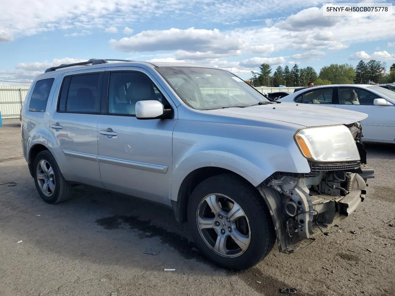 2012 Honda Pilot Exl VIN: 5FNYF4H50CB075778 Lot: 74233524