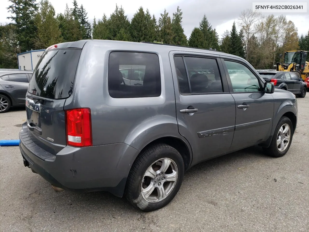 2012 Honda Pilot Exl VIN: 5FNYF4H52CB026341 Lot: 74317704