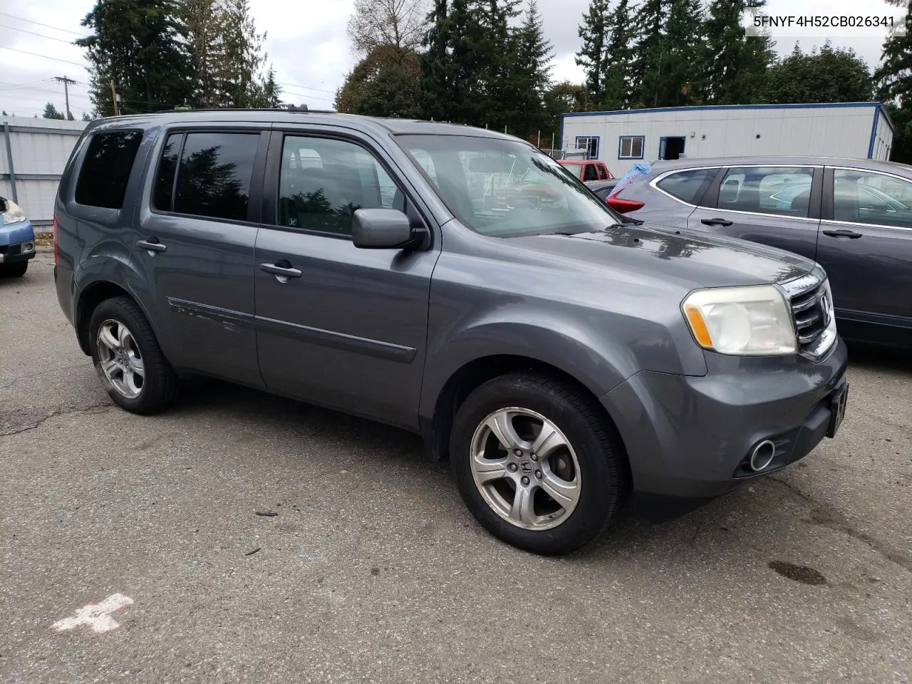 2012 Honda Pilot Exl VIN: 5FNYF4H52CB026341 Lot: 74317704