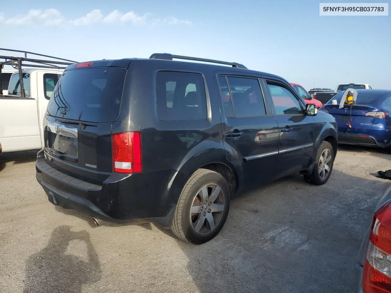 2012 Honda Pilot Touring VIN: 5FNYF3H95CB037783 Lot: 74354184