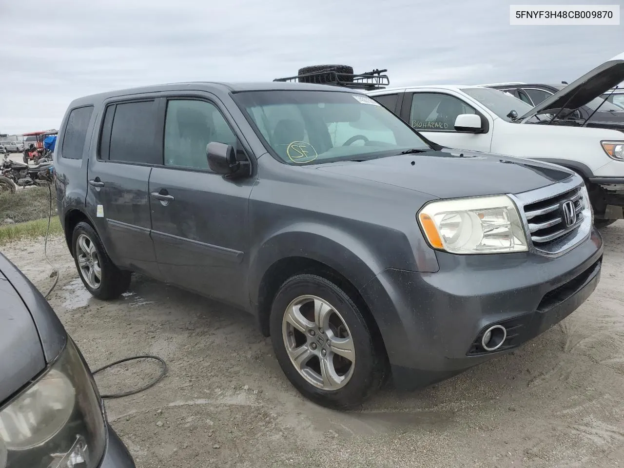 2012 Honda Pilot Ex VIN: 5FNYF3H48CB009870 Lot: 74367384