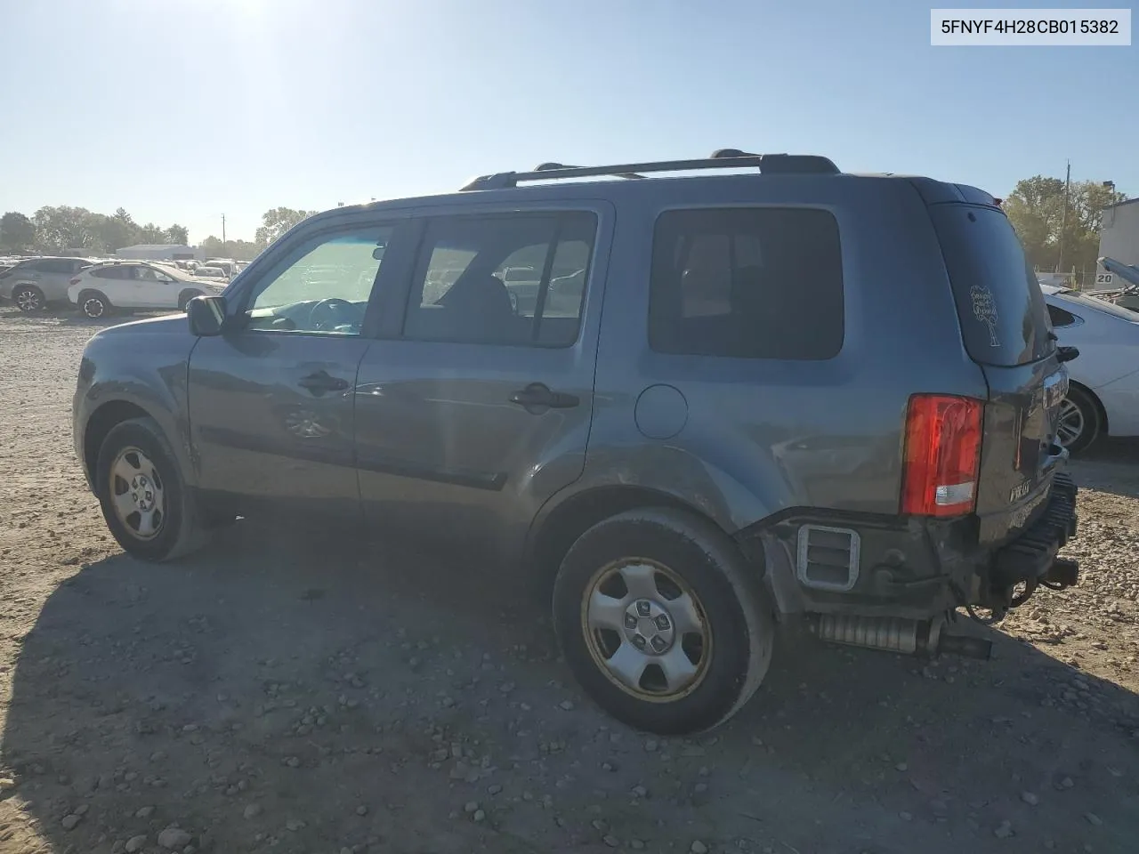 5FNYF4H28CB015382 2012 Honda Pilot Lx