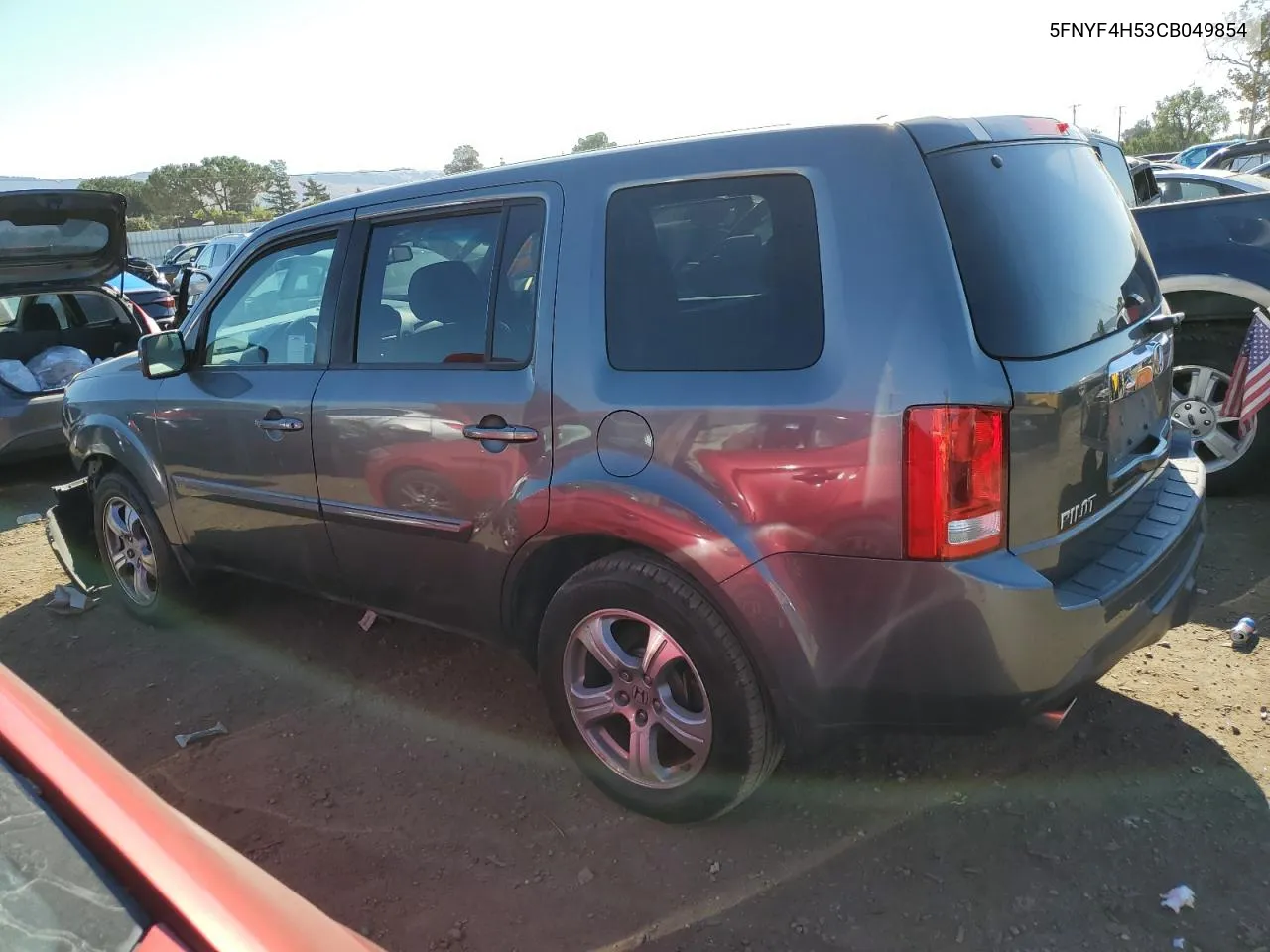 5FNYF4H53CB049854 2012 Honda Pilot Exl