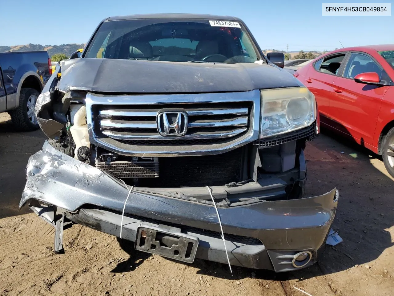 5FNYF4H53CB049854 2012 Honda Pilot Exl