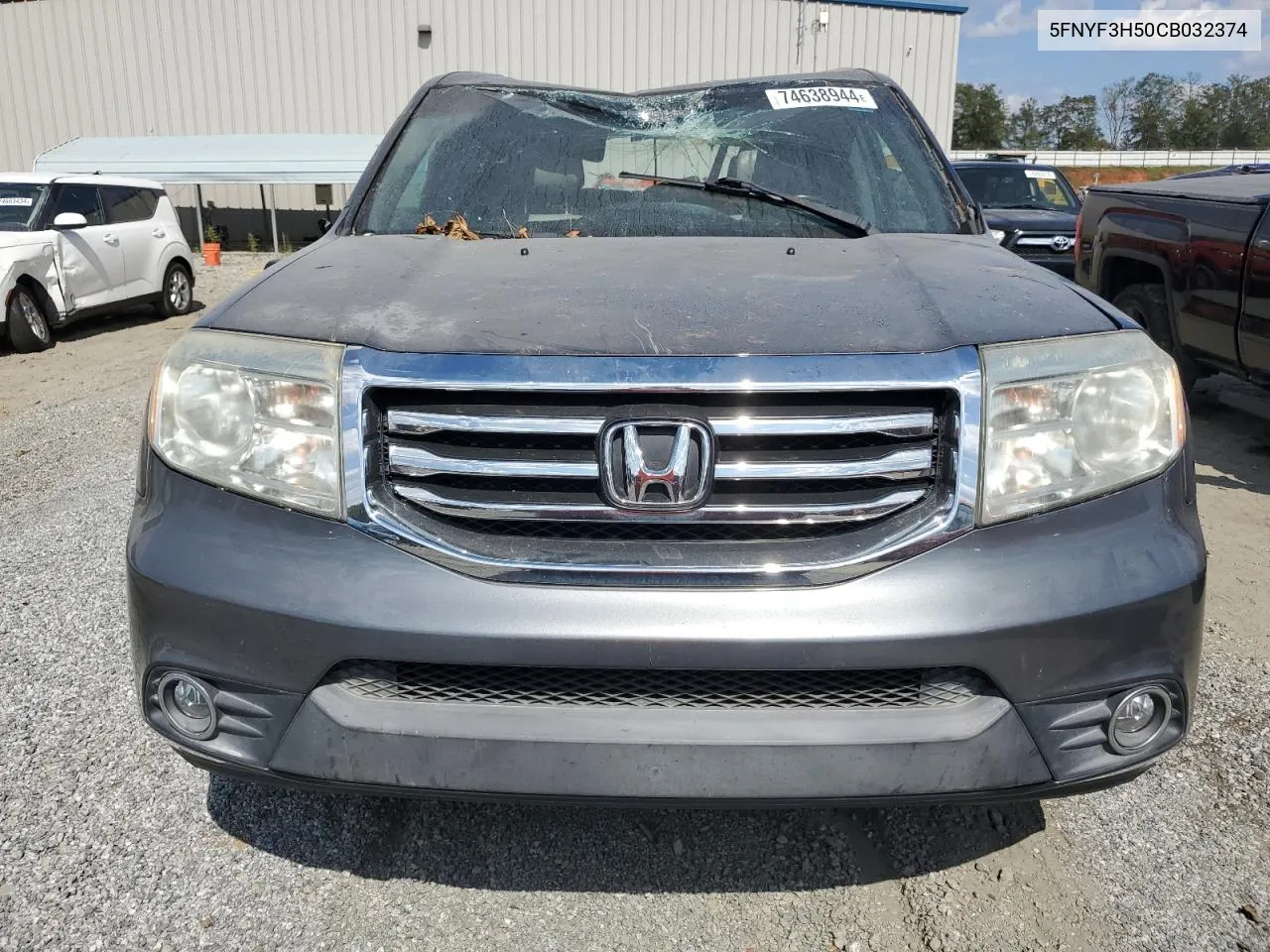 2012 Honda Pilot Exl VIN: 5FNYF3H50CB032374 Lot: 74638944