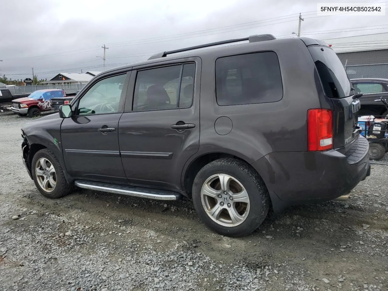 2012 Honda Pilot Exl VIN: 5FNYF4H54CB502542 Lot: 74655834