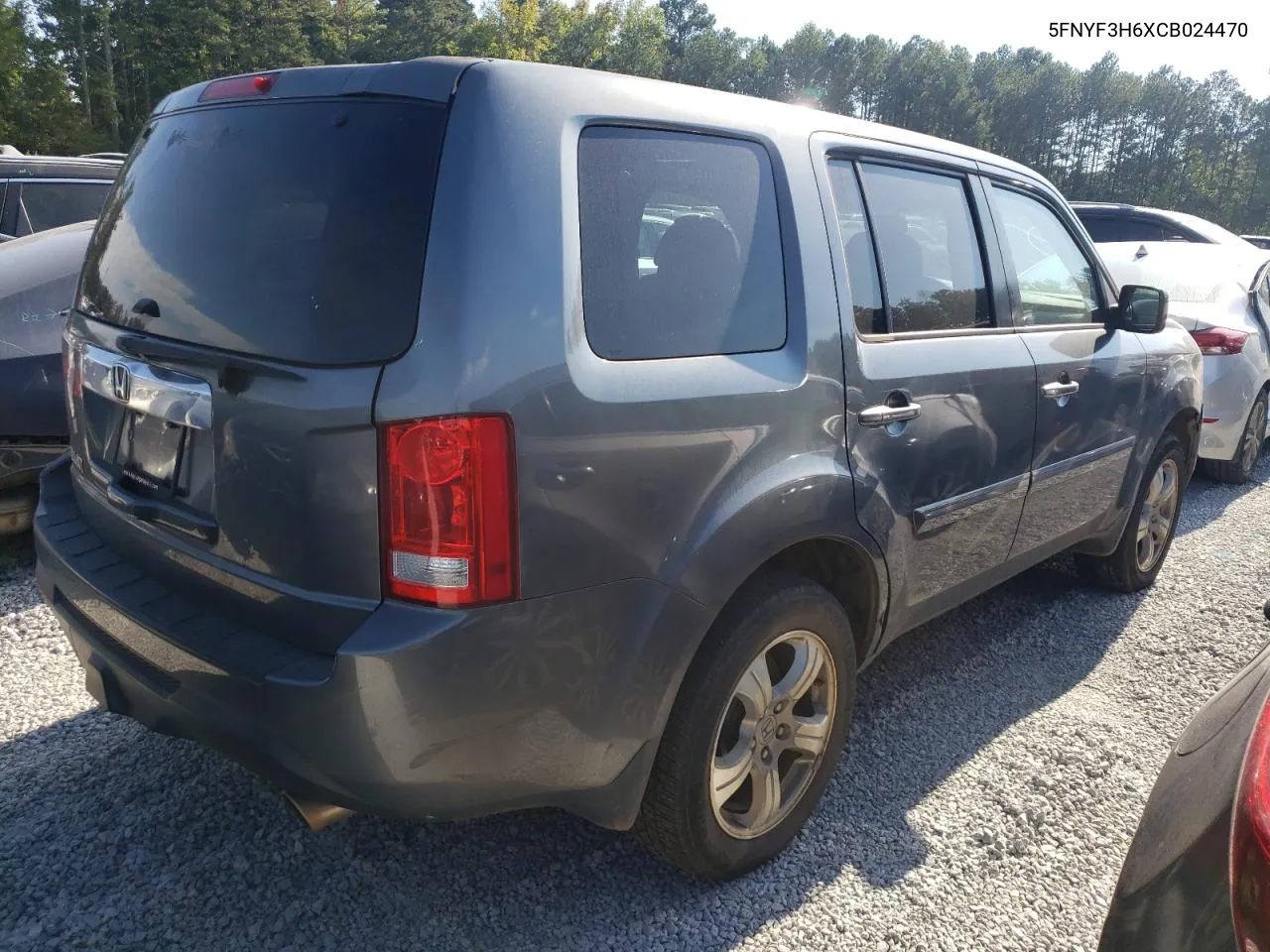 2012 Honda Pilot Exl VIN: 5FNYF3H6XCB024470 Lot: 74955404