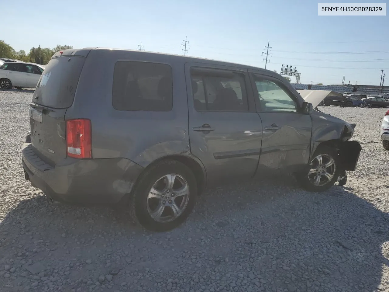 2012 Honda Pilot Exl VIN: 5FNYF4H50CB028329 Lot: 75072994